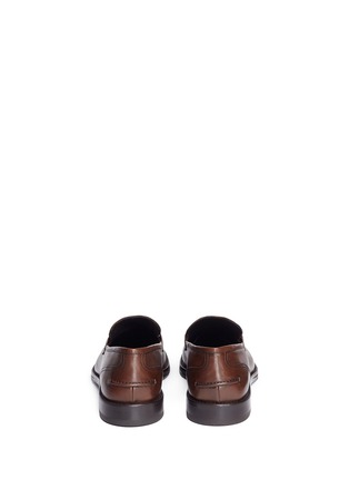 Back View - Click To Enlarge - ANTONIO MAURIZI - Square toe penny loafers