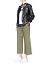 Figure View - Click To Enlarge - COACH - Rexy patch lambskin leather varsity jacket