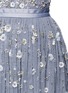 Detail View - Click To Enlarge - NEEDLE & THREAD - 'Comet' floral embellished open back midi dress