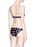 Back View - Click To Enlarge - VIX - 'Basic' watercolour dot print bikini bottoms