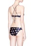 Detail View - Click To Enlarge - VIX - 'Celina' watercolour dot print bikini top