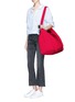 Figure View - Click To Enlarge - STELLA MCCARTNEY - Two-way logo cotton canvas beach tote