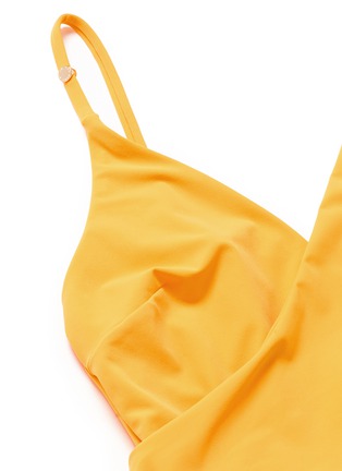 Detail View - Click To Enlarge - STELLA MCCARTNEY - 'Timeless Basics' wraparound one-piece swimsuit