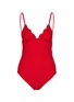 Main View - Click To Enlarge - STELLA MCCARTNEY - 'Broderie Anglaise' scalloped one-piece swimsuit