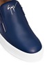 Detail View - Click To Enlarge - 73426 - 'May London' double zip leather skate slip-ons