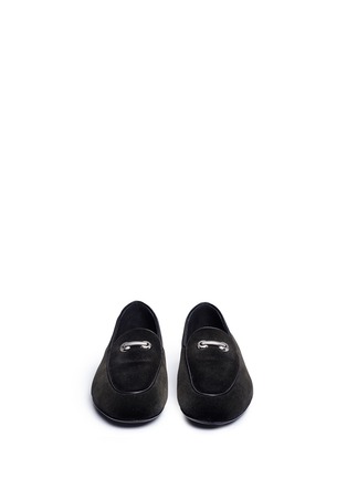 Front View - Click To Enlarge - 73426 - 'Archibald' velvet loafers