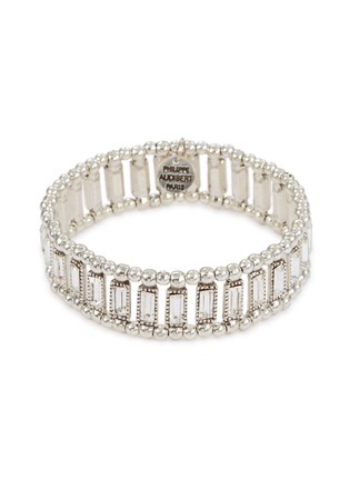 Main View - Click To Enlarge - PHILIPPE AUDIBERT - 'Titia' Swarovski crystal bead elastic bracelet