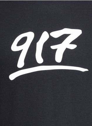Detail View - Click To Enlarge - NINE ONE SEVEN - 'Godfather' logo print T-shirt