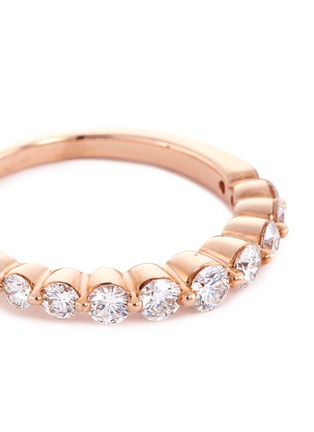 Detail View - Click To Enlarge - LC COLLECTION JEWELLERY - 'Versatile' diamond 18k rose gold ring