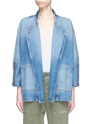 Main View - Click To Enlarge - CURRENT/ELLIOTT - 'The Crosby' denim jacket