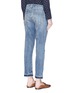 Back View - Click To Enlarge - CURRENT/ELLIOTT - 'The Cropped Straight' letout cuff jeans