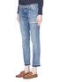 Front View - Click To Enlarge - CURRENT/ELLIOTT - 'The Cropped Straight' letout cuff jeans