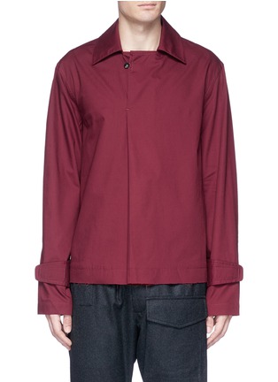 Main View - Click To Enlarge - PRONOUNCE - Button pleated shirt