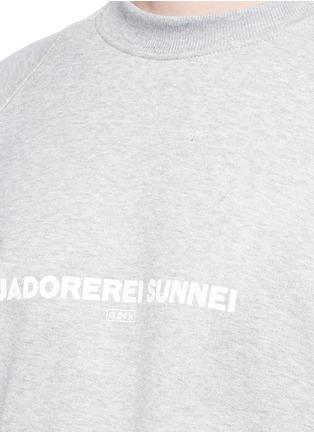 Detail View - Click To Enlarge - SUNNEI - Logo print sweatshirt