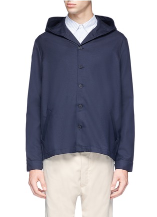 Main View - Click To Enlarge - SUNNEI - Hooded twill jacket
