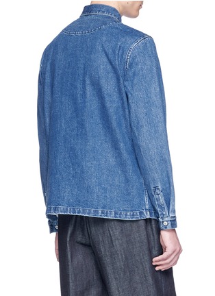 Back View - Click To Enlarge - SUNNEI - Chest pocket denim shirt