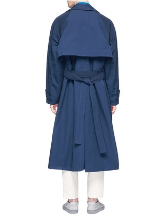 Back View - Click To Enlarge - SUNNEI - Belted twill trench coat