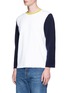 Front View - Click To Enlarge - SUNNEI - Colourblock cotton sweater