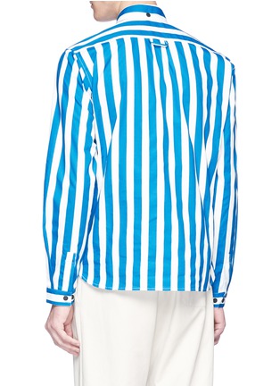 Back View - Click To Enlarge - SUNNEI - Stripe poplin shirt