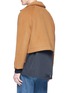 Back View - Click To Enlarge - SUNNEI - Wool-cashmere melton layered coat