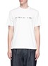 Main View - Click To Enlarge - SUNNEI - Slogan embroidered T-shirt
