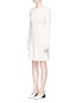 Front View - Click To Enlarge - GABRIELA HEARST - 'Emma' cashmere-silk rib knit dress