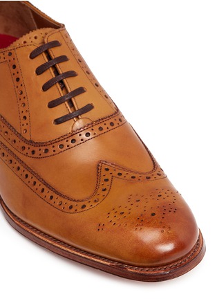 Detail View - Click To Enlarge - GRENSON - 'Dylan' leather brogue Oxfords
