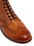 Detail View - Click To Enlarge - GRENSON - 'Sharp' leather brogue boots