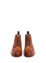 Front View - Click To Enlarge - GRENSON - 'Sharp' leather brogue boots