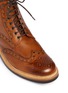 Detail View - Click To Enlarge - GRENSON - 'Fred' calfskin leather brogue boots