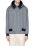 Main View - Click To Enlarge - FFIXXED STUDIOS - Layered wool twill hooded jacket