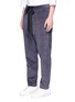 Front View - Click To Enlarge - FFIXXED STUDIOS - Drawstring waist corduroy pants