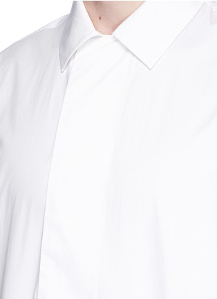 Detail View - Click To Enlarge - FFIXXED STUDIOS - Concealed placket shirt
