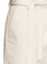 Detail View - Click To Enlarge - FFIXXED STUDIOS - Belted cotton twill pants