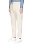 Front View - Click To Enlarge - FFIXXED STUDIOS - Belted cotton twill pants