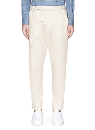 Main View - Click To Enlarge - FFIXXED STUDIOS - Belted cotton twill pants