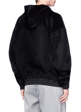 Back View - Click To Enlarge - FENG CHEN WANG - Brushed zip hoodie