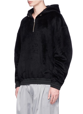 Front View - Click To Enlarge - FENG CHEN WANG - Brushed zip hoodie