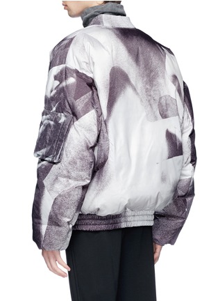 Back View - Click To Enlarge - FENG CHEN WANG - Graphic print down padded bomber jacket