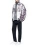 Figure View - Click To Enlarge - FENG CHEN WANG - Graphic print down padded bomber jacket