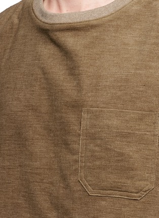 Detail View - Click To Enlarge - NANAMICA - Velveteen sweatshirt