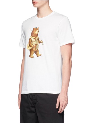 Front View - Click To Enlarge - NANAMICA - Bear print COOLMAX® unisex T-shirt