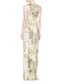 Figure View - Click To Enlarge - GALVAN LONDON - Paillette embellished column sheath gown