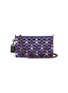 Main View - Click To Enlarge - COACH - 'Dinky' exotic coach link glovetanned leather crossbody bag