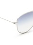 Detail View - Click To Enlarge - RAY-BAN - 'Aviator Junior' metal sunglasses