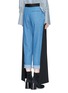 Back View - Click To Enlarge - HELLESSY - 'Smith' satin sash panel cropped denim pants