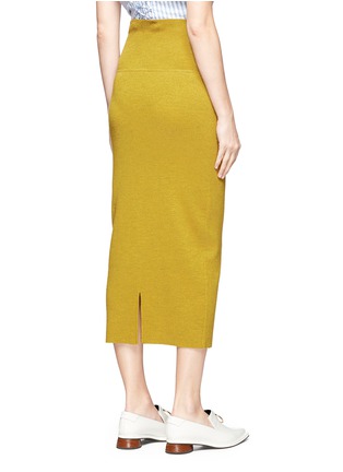 Figure View - Click To Enlarge - TOME - Virgin wool rib knit pencil skirt