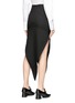 Figure View - Click To Enlarge - TOME - Point hem virgin wool twill skirt