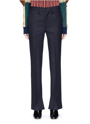 Main View - Click To Enlarge - TOGA ARCHIVES - Staggered cuff flared wool suiting pants