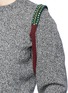 Detail View - Click To Enlarge - TOGA ARCHIVES - Embellished shoulder wool blend sweater